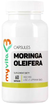 Харчова добавка Myvita Moringa Oleifera 350 мг 60 капсул (5905279123106)