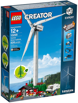 Zestaw klocków LEGO Creator Expert Turbina wiatrowa Vestas 826 elementów (10268)