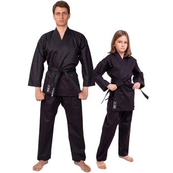 Кімоно для карате MATSA MA-0017 150см чорний