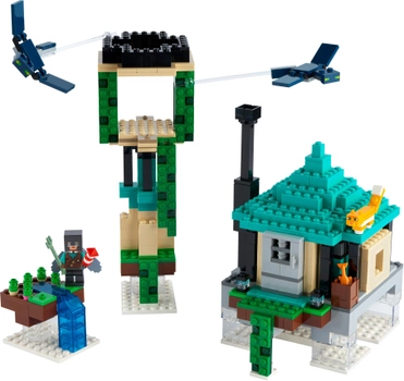 Zestaw klocków LEGO Minecraft Podniebna wieża 565 elementów (21173)