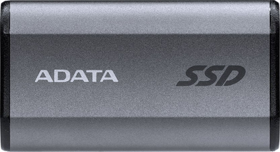 ADATA Elite SE880 500GB USB 3.2 Gen2 Type-C 3D NAND (QLC) Titanium Gray (AELI-SE880-500GCGY) External