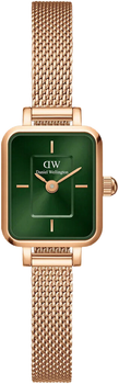 Женские часы Daniel Wellington DW00100648 Quadro Mini 15.4x18.2 Melrose RG Emerald
