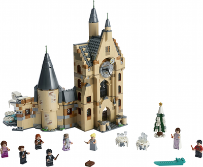 Zestaw klocków LEGO Harry Potter Wieża zegarowa na Hogwarcie 922 elementy (75948)