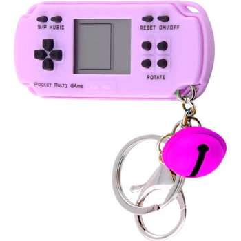 Ретро игровая приставка Tetris Keychain mini 23 в 1 Purple [84418]