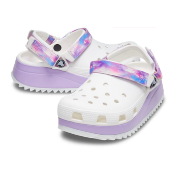 Сабо Crocs Classic Hiker Clog 36-37 р 22.5-23 см Белые с фиолетовым 206772-100-M4/W6 DREAM