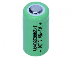 Аккумулятор промышленный Batimex H-1/2AAA250, Ni-MH 1/2AAA, 250mAh, 1.2V, flat top