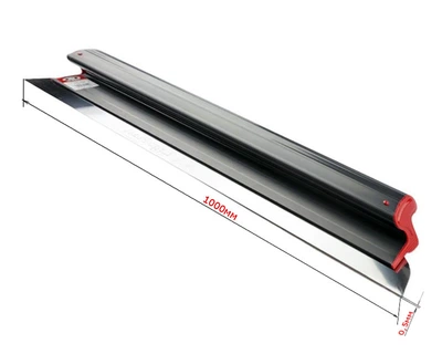 Шпатель нержавіючий OLEJNIK PROFESSIONAL 12391000G5P, 1000мм*0,5мм, ручка пластик, зі змінним лезом