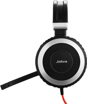 Słuchawki Jabra Evolve 80 Duo MS Czarne (7899-823-109)