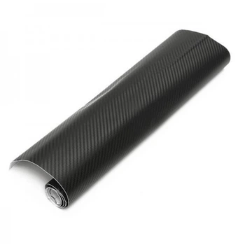 Карбоновая пленка 3D Black 127 х 30 см Черная