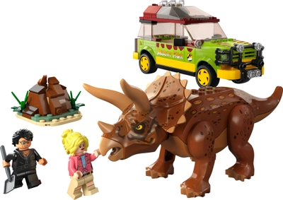 Конструктор LEGO Jurassic World Дослідження трицератопсів 281 деталь (76959)