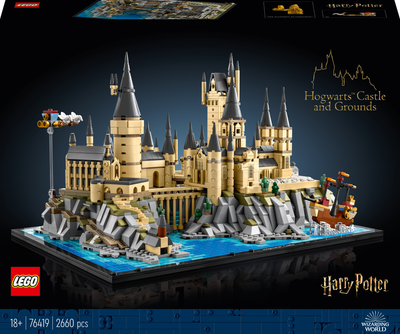 Zestaw klocków Lego Harry Potter Zamek i terytorium Hogwartu 2660 części (76419)