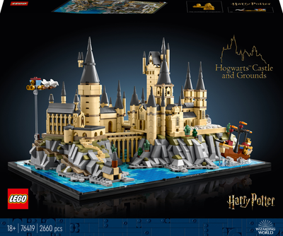 Zestaw klocków LEGO Harry Potter Zamek Hogwart i błonia 2660 elementów (76419)