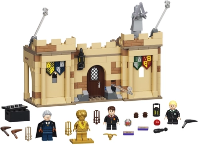 Zestaw klocków Lego Harry Potter Hogwart: Lekcja pierwszego lotu 264 części (76395)