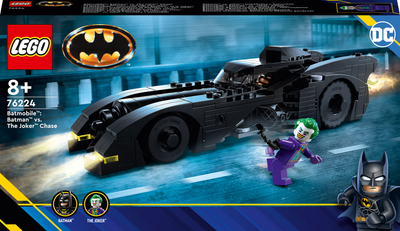 Zestaw klocków LEGO DC Batman Batmobil: Pościg Batmana za Jokerem 438 elementów (76224)