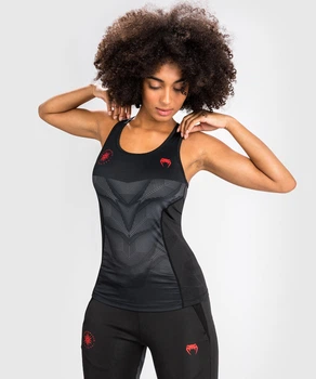 Женская тренировочная майка Venum Phantom Dry Tech Tank Top For Women Black Red (VENUM-04697-100-S)