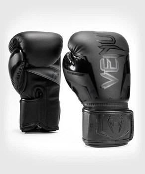 Боксерские перчатки Venum Elite Evo Black Black (VENUM-04260-114-8OZ)