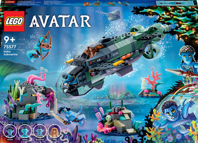 Zestaw klocków LEGO Avatar Łódź podwodna Mako 553 elementy (75577)
