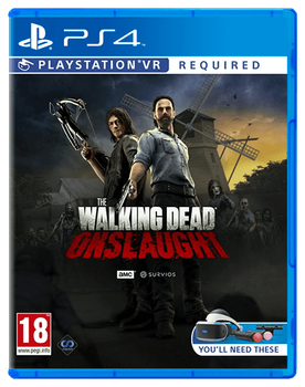 Игра Sony PlayStation 4 The Walking Dead Onslaught Английская Версия Нужен VR Б/У