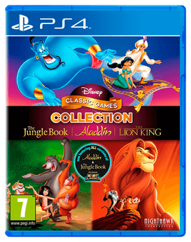 Игра Sony PlayStation 4 Disney Classic Games Collection The Jungle Book, Aladdin and The Lion King Английская Версия Б/У