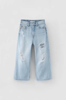 Джинси укорочені Zara (1620/601) 140 см.блакитні