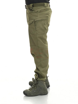 Тактические штаны утепленные Eagle PA-04 IX7 Soft Shell на флисе Olive Green L