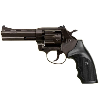 Револьвер під патрон Флобера Alfa 441 (4.0", 4.0 мм), ворон-пластик