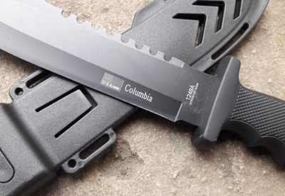 Нескладной тактический нож Colunbia туристический охотничий армейский нож с чехлом (1248A)