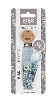 Тримач для пустушки BIBS Pacifier Clip Liberty Chamomile Lawn Baby Blue