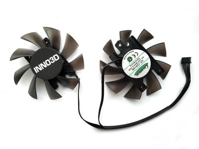 Вентилятор Colorful для відеокарти Inno3D RTX 2060 GTX 1660 CF-12915S (CF-12815S) комплект 2 шт (№379.51)