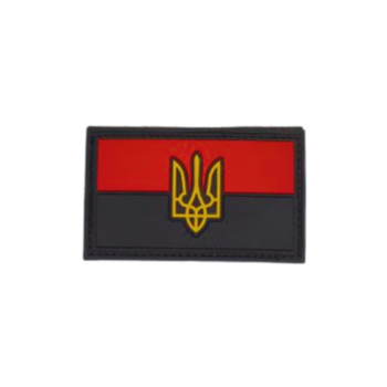 Шевроны из ПХВ на липучке "Правый сектор". Резиновый патч на липучке 102062