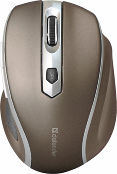 Мышь беспроводная DEFENDER Safari MM-675 Wireless Stone (коричневый)