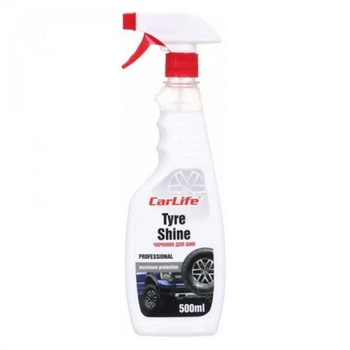 Чернитель для шин CarLife Tyre Shine с распылителем 500 мл (CF536)