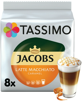 Кофе в капсулах Tassimo Latte Macchiato Caramel 8 шт
