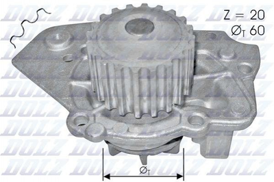 Помпа водяна Dolz (T136)