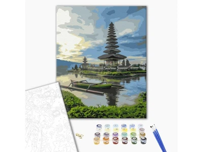 Картина по номерам Храм Улун Дану. Бали, Brushme (40х50 см), BS52473