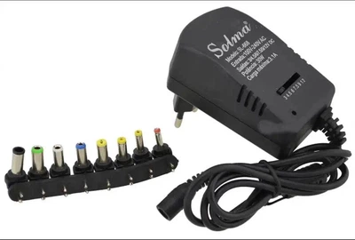 Універсальний блок живлення Solma Sl-668 12v 3a зі знімними перехідниками
