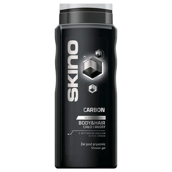 Гель для душу та шампунь чоловічий Skino Body and Hair CARBON 400 мл