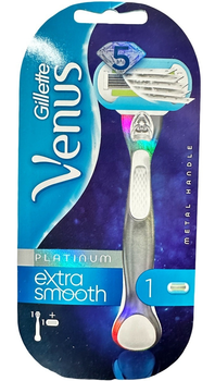 Станок для гоління жіночий (Бритва) Gillette Venus Platinum Extra Smooth з 1 змінним картриджем