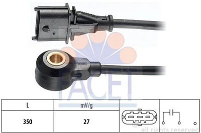 Датчик детонации FACET 93074 Opel Vectra, Astra, Zafira 24456516, 90536392, 6238099