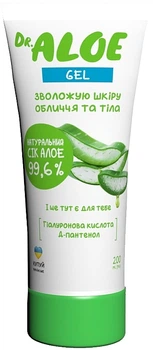 Гель для обличчя та тіла з натуральним соком алое - Dr. Aloe Gel 200ml (1136586-87945)