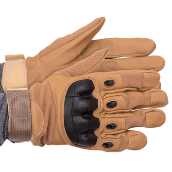 Рукавички тактичні із закритими пальцями SP-Sport BC-8792 колір: Хакі, розмір: M