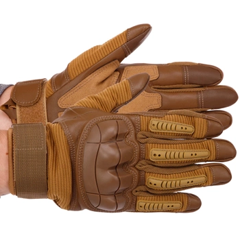 Перчатки тактичні із закритими пальцями SP-Sport BC-8797 Цвет: Хакі розмір: XL
