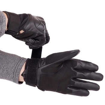 Перчатки тактичні із закритими пальцями SP-Sport BC-8797 Чорний Розмір: XL