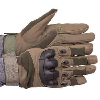 Перчатки тактичні із закритими пальцями SP-Sport BC-8792 колір: Оливковий, розмір: M
