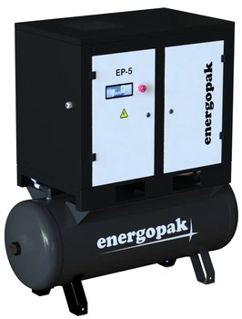 Гвинтовий компресор Energopak EP 5-T500 з ресивером 500л (0,85 м3/хв, 10 бар, 5 кВт)