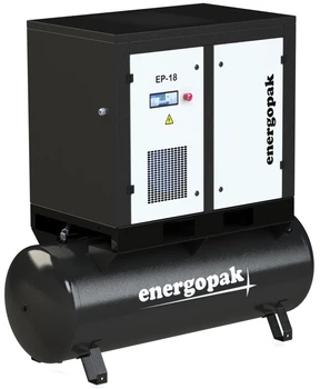 Винтовой компрессор Energopak EP 18-T500 с ресивером 500л (2,0 м3/мин, 12,5 бар, 18 кВт)
