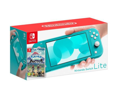 Nintendo Switch Lite Turquoise + Гра Pokemon Arceus