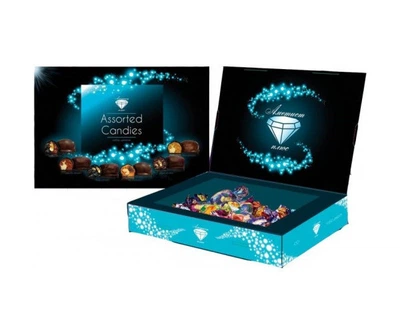 Конфеты в подарочной коробке Ассорти TM Аметист плюс 450 g
