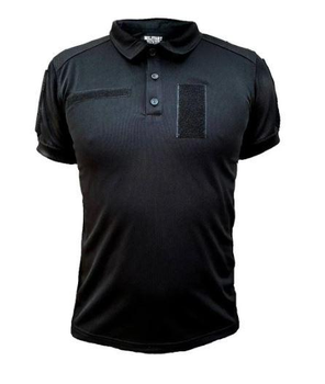 Тактична футболка поло Polo 48 розмір M,футболка зсу поло чорний для поліцейських, чоловіча футболка поло