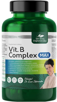 Харчова добавка DR Ewa Dąbrowska Vit B Complex Max 120 капсул (5906395564194)